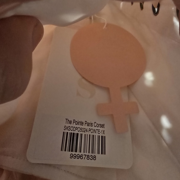 Selkie The Pointe Paris Baby Pink Corset 1X - Picture 4 of 4